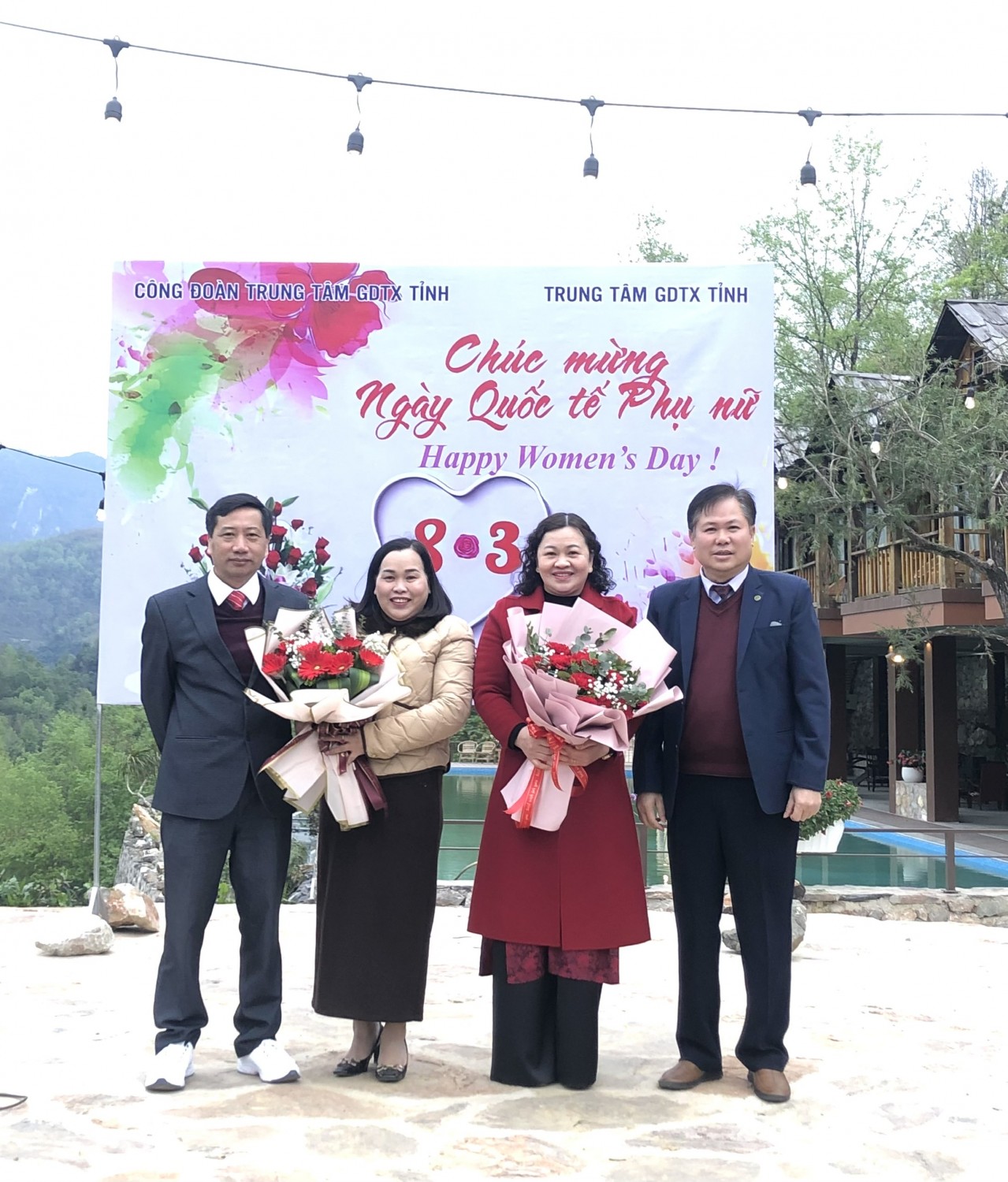 Trung tâm Giáo dục thường xuyên tỉnh phối hợp với công đoàn tổ chức các hoạt động kỷ niệm 115 năm ngày Quốc tế phụ nữ 8/3/2025